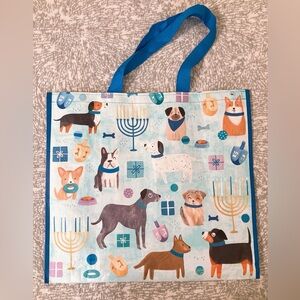 🐶 Marshalls Blue Festival Of Lights & Dogs Reusable Tote Bag